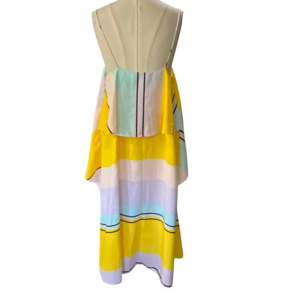 ASOS MATERNITY Stripe Crop Top Maxi Dress Size 6 - Picture 3 of 7